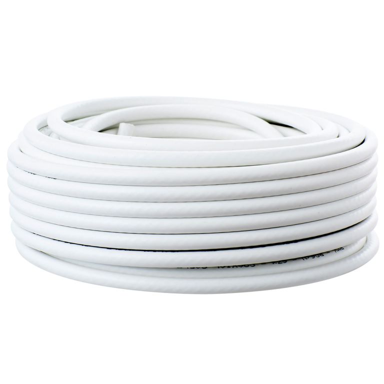 Cable coaxial RG6 20 metros blanco