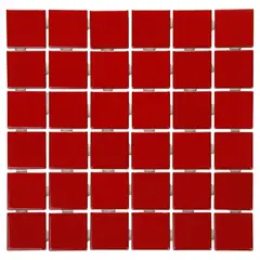 DECORALIA - Palmeta 30x30 cm Mosaico Rojo