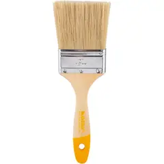 KOLOR - Brocha Para Barniz 3" Cerdas Naturales Acabado Profesional