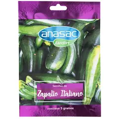 ANASAC - Semilla Zapallo Italiano 5 gr Sachet