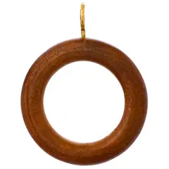 JUST HOME COLLECTION - Set De Argollas Para Cortina 19 Mm 10 Unidades Chocolate
