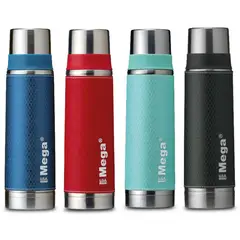 MEGA - Termo Agua Caliente 500 ml Acero Inoxidable Rojo