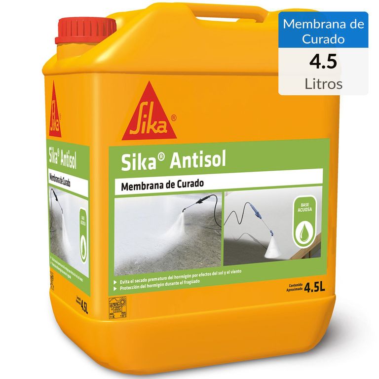 Antisol Membrana Curado Para Hormigón Bidón 4. 5 Litros
