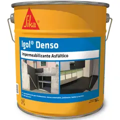 SIKA - Impermeabilizante Asfáltico Igol Tineta 16 l