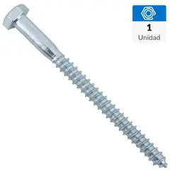 FIXSER - Tornillo Tirafondo Cabeza Hexagonal Madera 4 " 5/16 " 1 unidad(es)