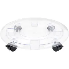 CASA BONITA - Base para macetero con ruedas 43 cm de plástico