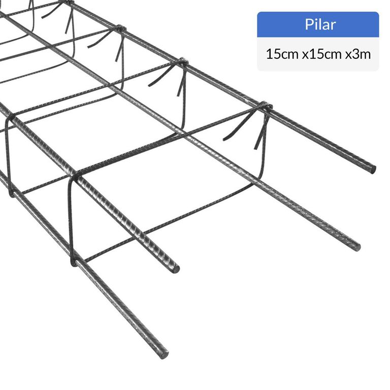 Pilar Acma Acero 15x15 cm 3 m