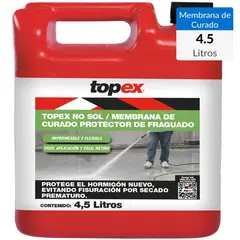 TOPEX - Bidón 4.5 lt Membrana de curado No-Sol