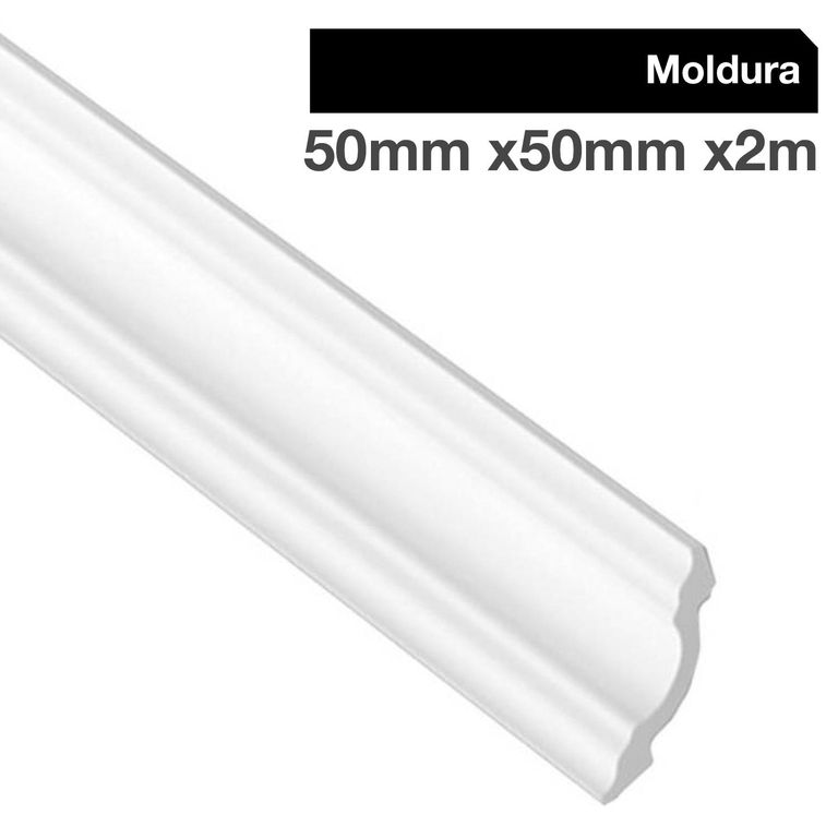 Moldura Poliestireno extruido 50x50x2