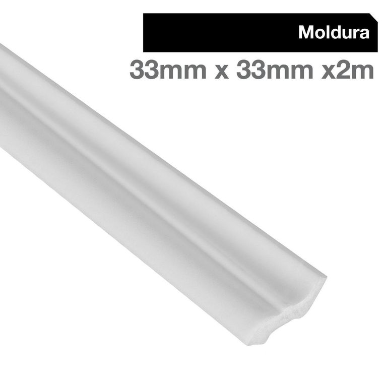 Moldura Poliestireno extruido 33x33x2