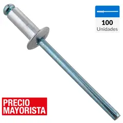 MAMUT - Remache tipo pop 4x10 mm 100 unidades