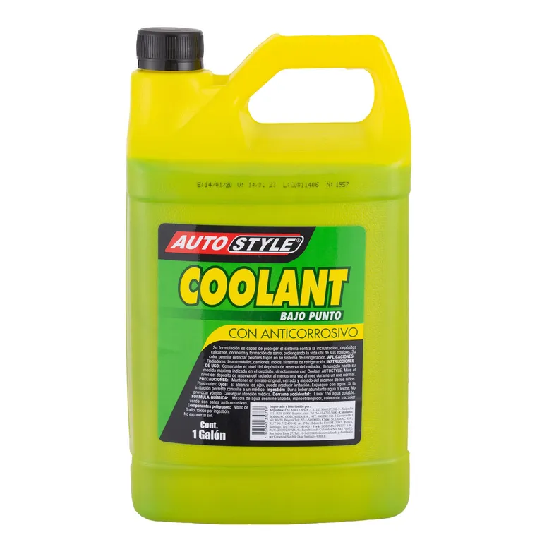 Coolant Anticorrosivo 3.78 Litros Protección Motor