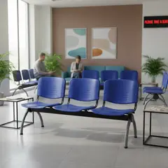 BASFLEX - Banqueta 3 Asientos Visita Iso78x64x150 cm