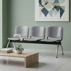 BASFLEX - Banqueta 3 Asientos Visita Iso78x64x150 cm