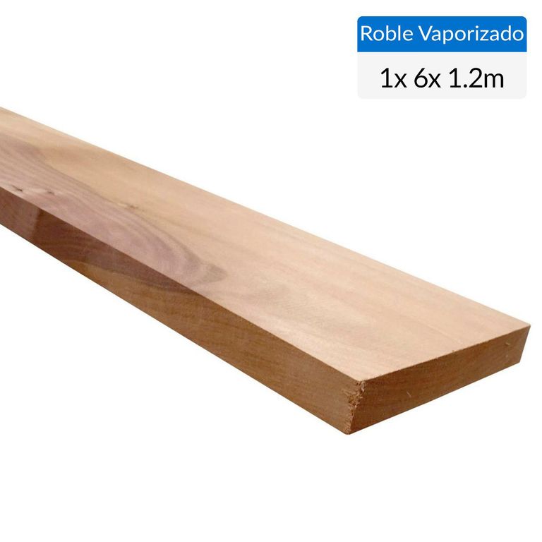 Roble Vaporizado 1x6 x 1,2 m