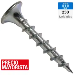 MAMUT - Tornillo Autoperforante Cabeza Phillips Yeso-Cartón 1-1/4 " 6 mm 250 Unidades