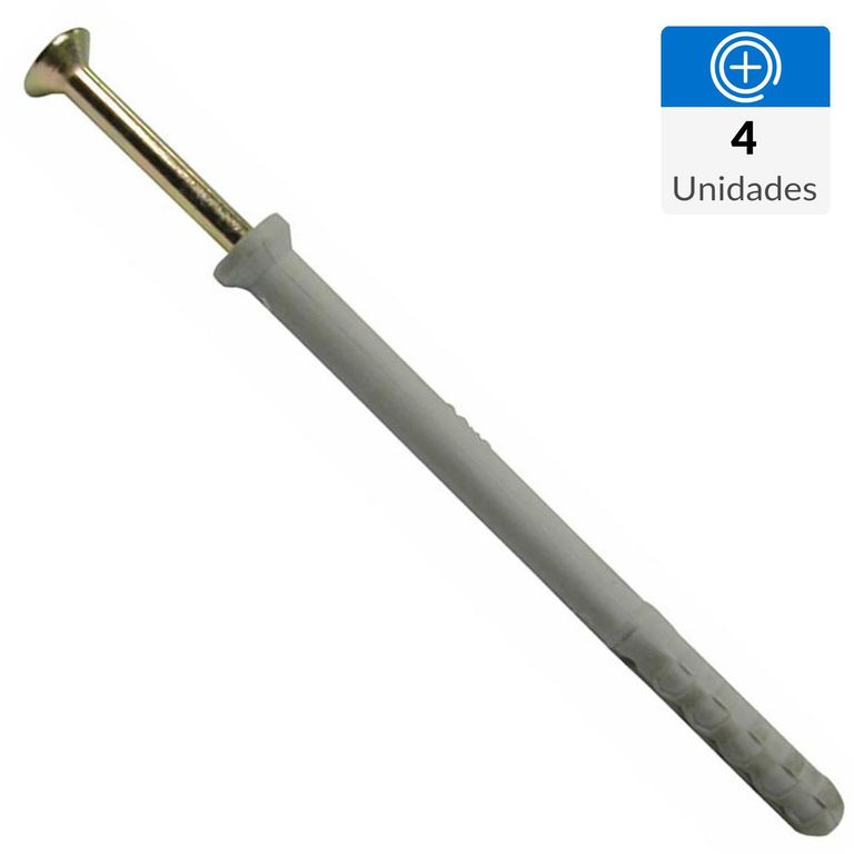 Tarugo clavo M8 140 mm 4 unidades