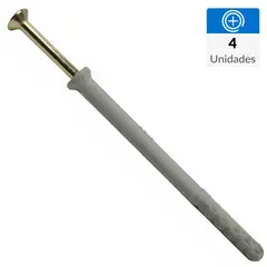 FIXSER - Tarugo clavo M8 140 mm 4 unidades