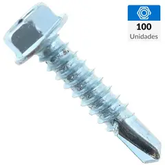MAMUT - Tornillo Autoperforante Cabeza Hexagonal Metal 1 " 12 mm 100 unidad(es)