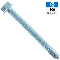 MAMUT - Tornillo Autoperforante Cabeza Hexagonal Metal 2 " 12 mm 100 unidad(es)