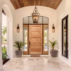 HOLZTEK - Puerta Pino Oregón 5 Paneles