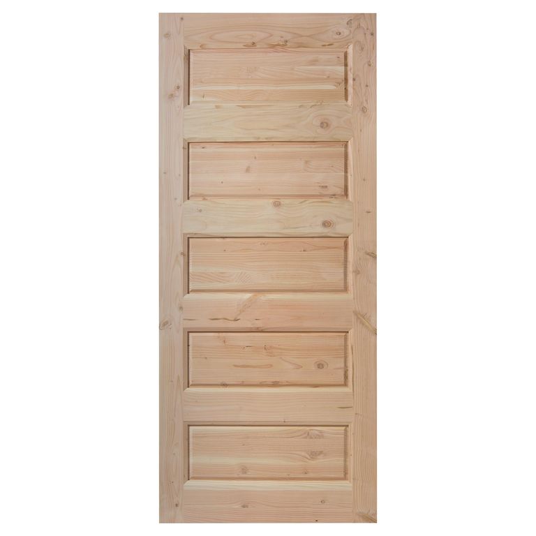 Puerta Pino Oregón 5 Paneles