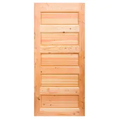 HOLZTEK - Puerta Pino Oregón 5 Paneles