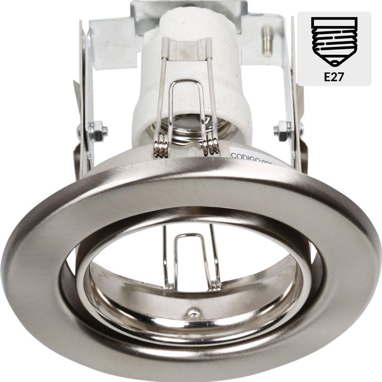 Foco embutido basculante GU10 60 W