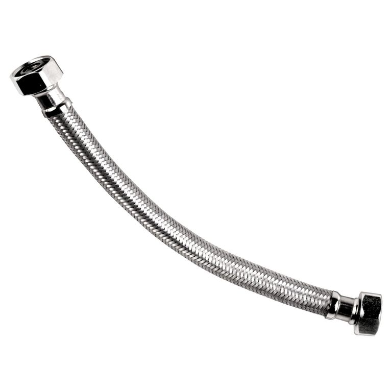 Flexible agua metalico HI 1/2" 25cm