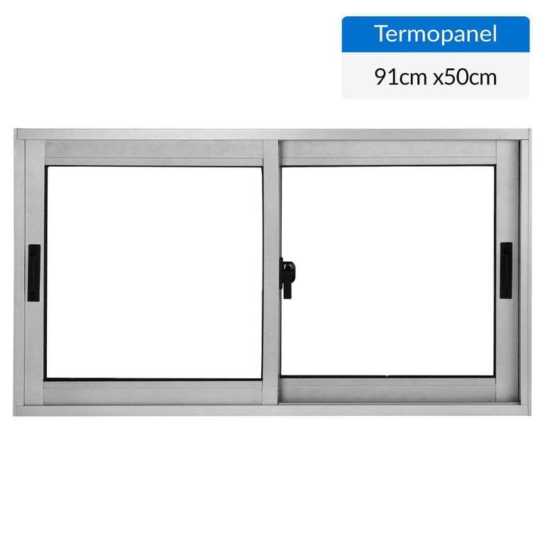 Ventana 91x50 cm Aluminio Termopanel