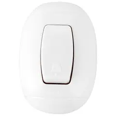 BTICINO - Interruptor pulsador 10 A Blanco