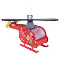 TEMPORA - Lámpara colgante infantil 85x36 cm 60 W Helicóptero