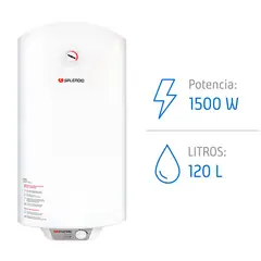 SPLENDID - Termo Eléctrico 120 Litros 1500 W de Muro