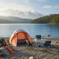 NATIONAL GEOGRAPHIC - Carpa Camping Rock Port 3 Personas Naranja