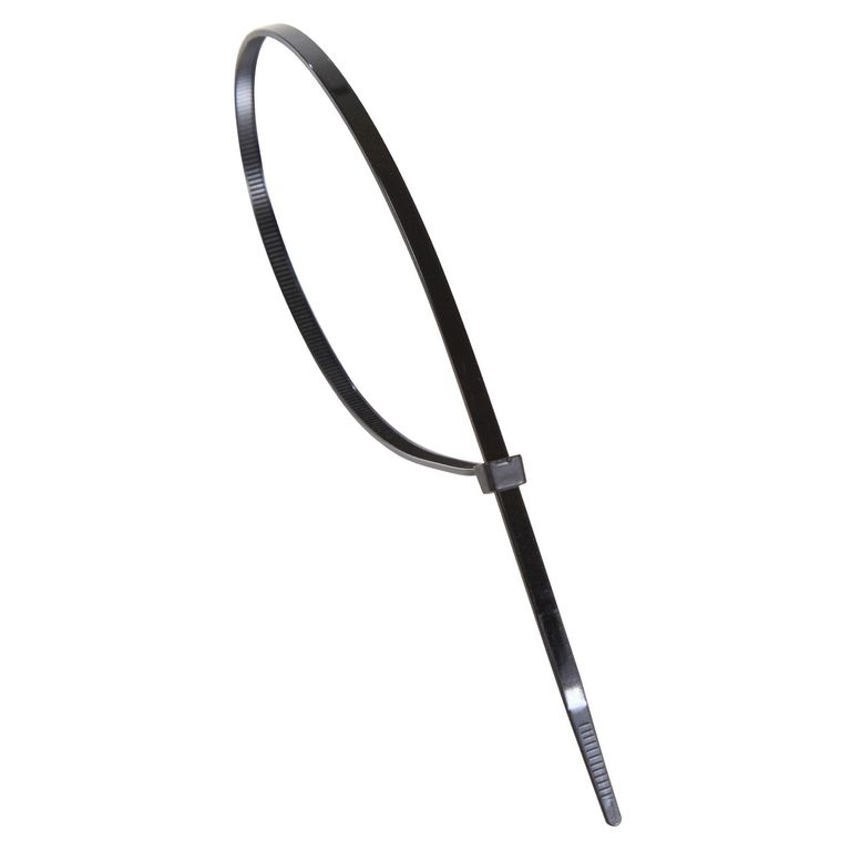 Amarra cables 2,5x100 mm 25 unidades Negro
