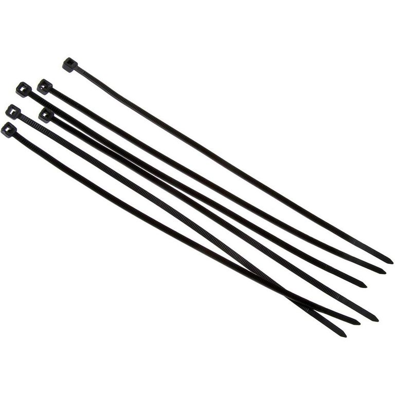 Amarra cables 2,5x150 mm 25 unidades Negro