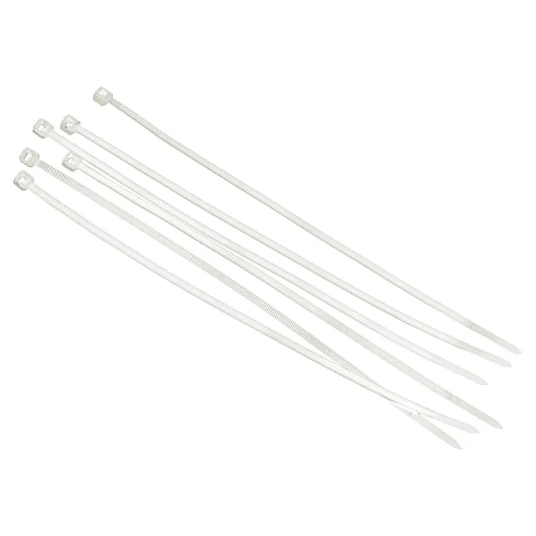 Amarra cables 2,5x150 mm 25 unidades Blanco
