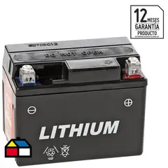 AUTOSTYLE - Batería de Moto 4 Ah Positivo Derecho 70 CCA