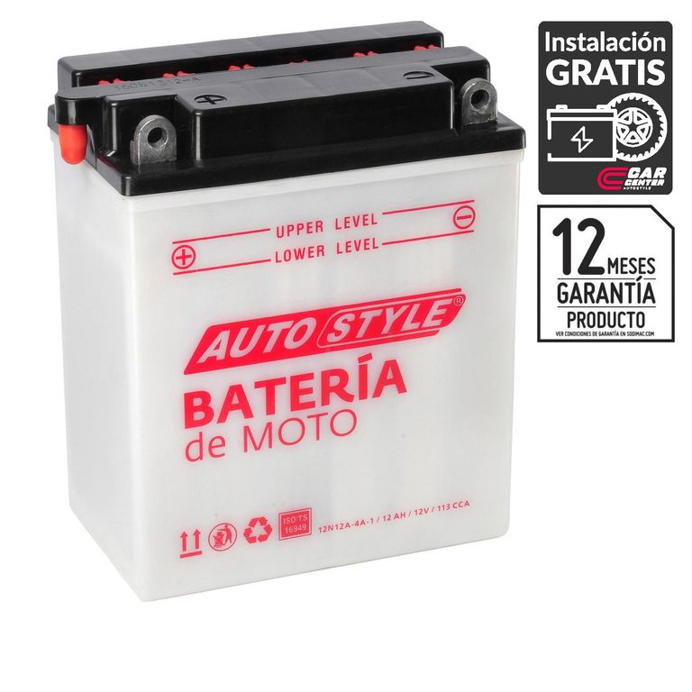 Batería de Moto 12 Ah Positivo Izquierdo 113 CCA