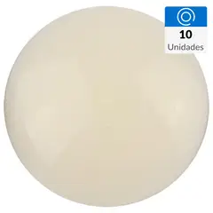 RH - Tapa soberbio grande para tornillo 10 unidades crema