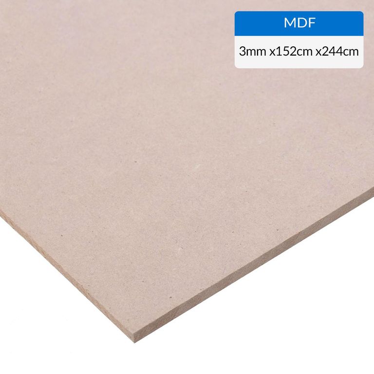 MDF Desnudo Natural 3 mm 152x244 cm