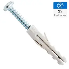 FIXSER - Tornillo Roscalata Metal 1 " 6 mm 15 unidad(es)