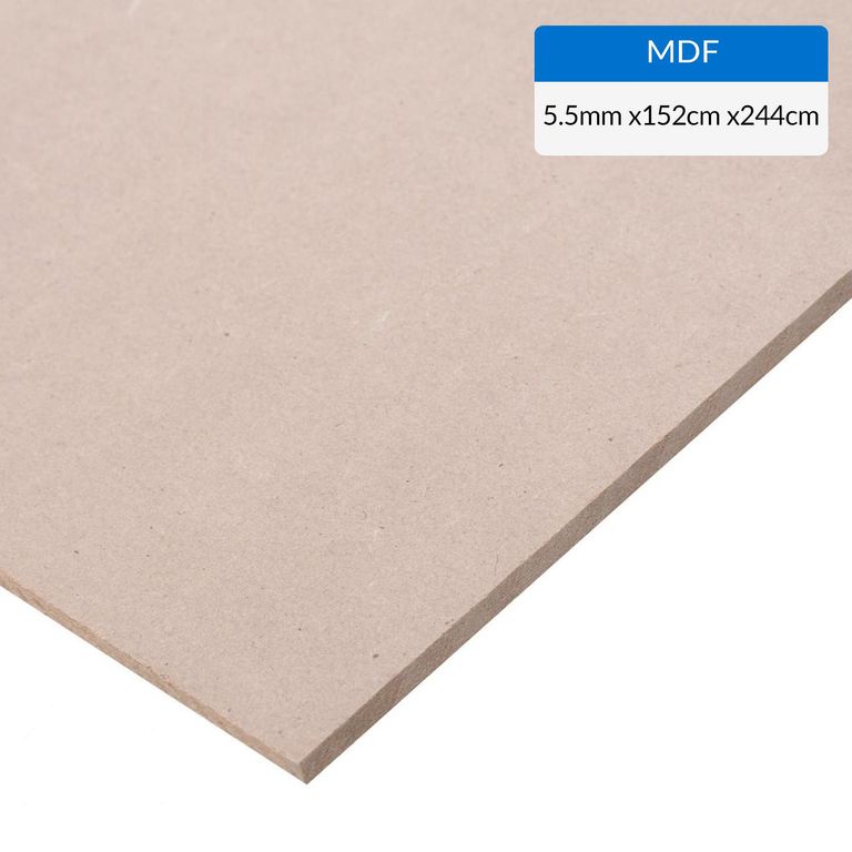 MDF Desnudo Natural 5.5 mm 152x244 cm