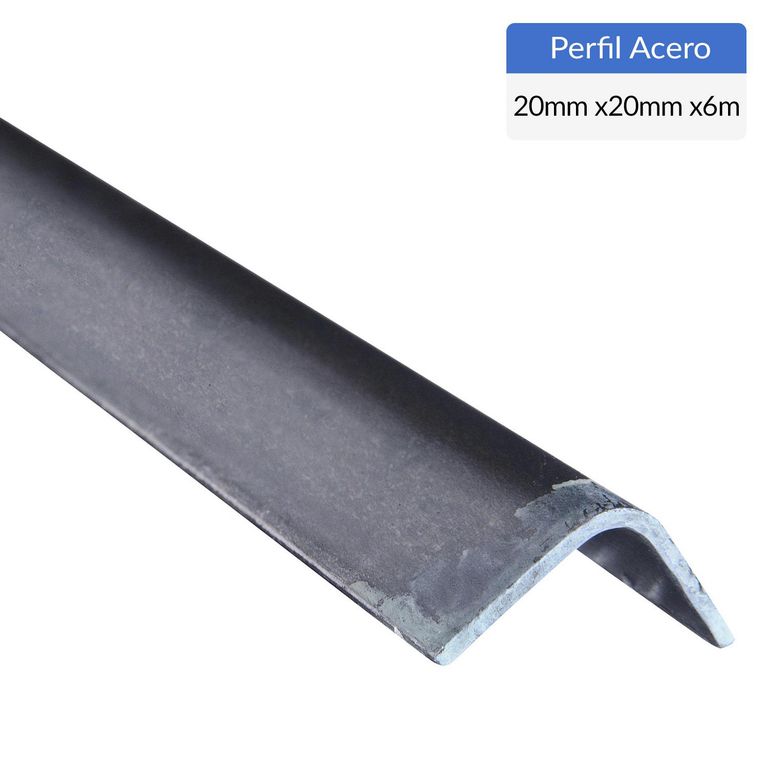 Ángulo Plegado Acero 20x20x2 mm 6 m