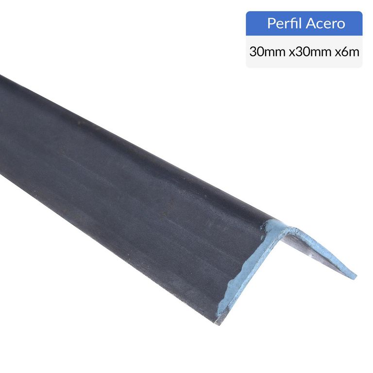 Ángulo Plegado Acero 30x30x2 mm 6 m