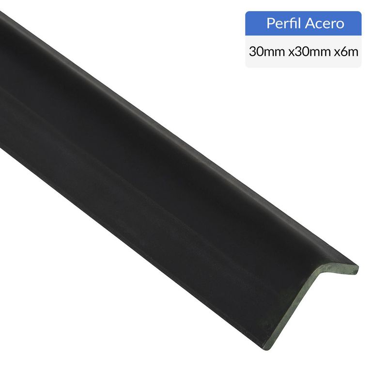 Ángulo Plegado Acero 30x30x3 mm 6 m