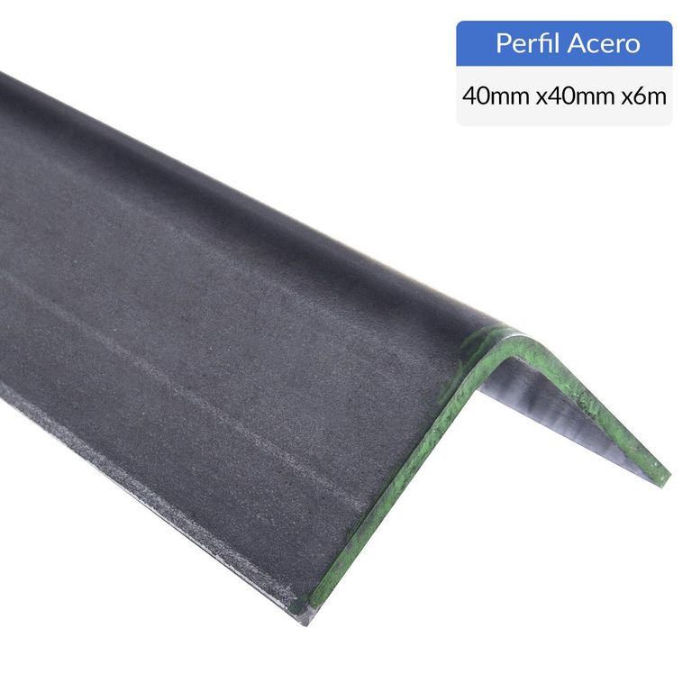 Ángulo Plegado Acero 40x40x3 mm 6 m