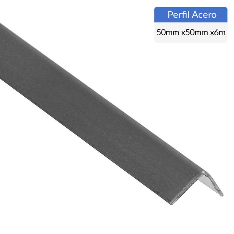 Ángulo Plegado Acero 50x50x3 mm 6 m