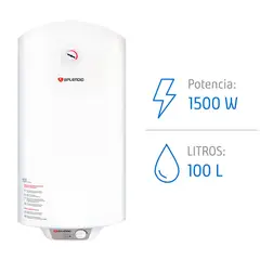 SPLENDID - Termo Eléctrico 100 Litros 1500 W de Muro