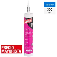 LANCO - Sellador acrílico multiuso 300 ml blanco